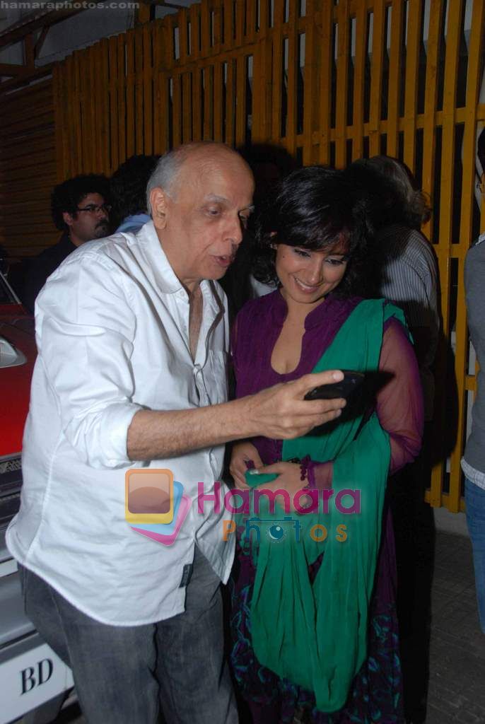 Mahesh Bhatt, Divya Dutta at Divya Dutta special screening for film Monica in Ketnav, Mumbai on 13th March 2011 