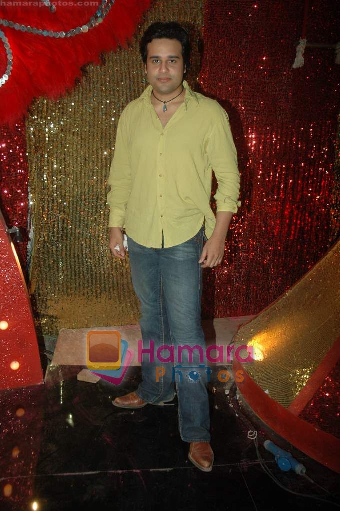 Krushna at Comedy Circus on location in Andheri on 17th March 2011 
