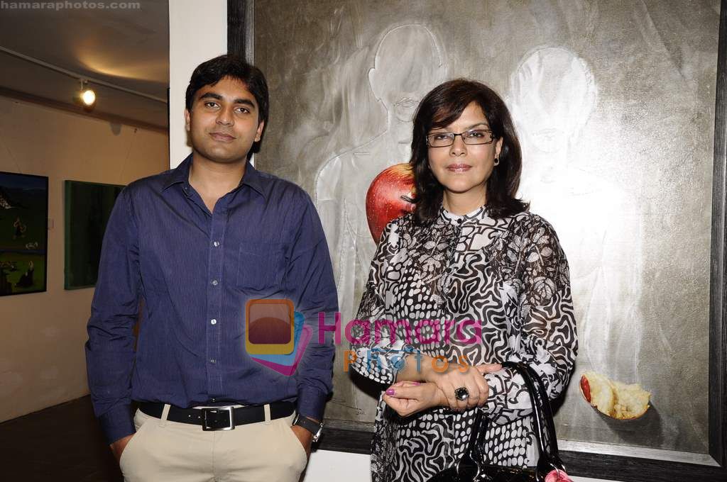 Zeenat Aman at India Fine Art Event in Kalaghoda on 18th March 2011 