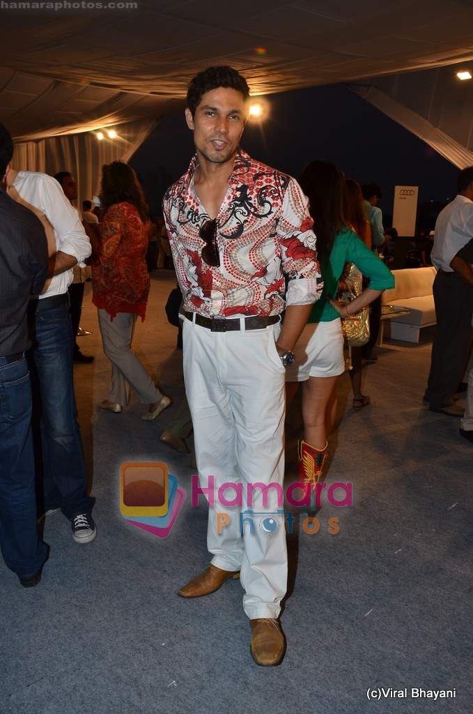 Randeep Hooda at Manish Malhotra showcases summer collection at Souther Command Polo Cup hosted by Audi in Amateur Riders Club on 19th March 2011 