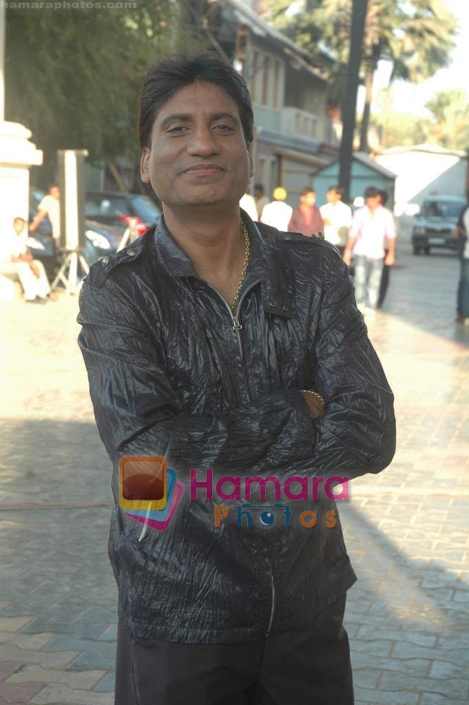 Raju Shrivastav on the sets of Star Plus Comedy Ka Maha Muqabla in Malad on 22nd March 2011 