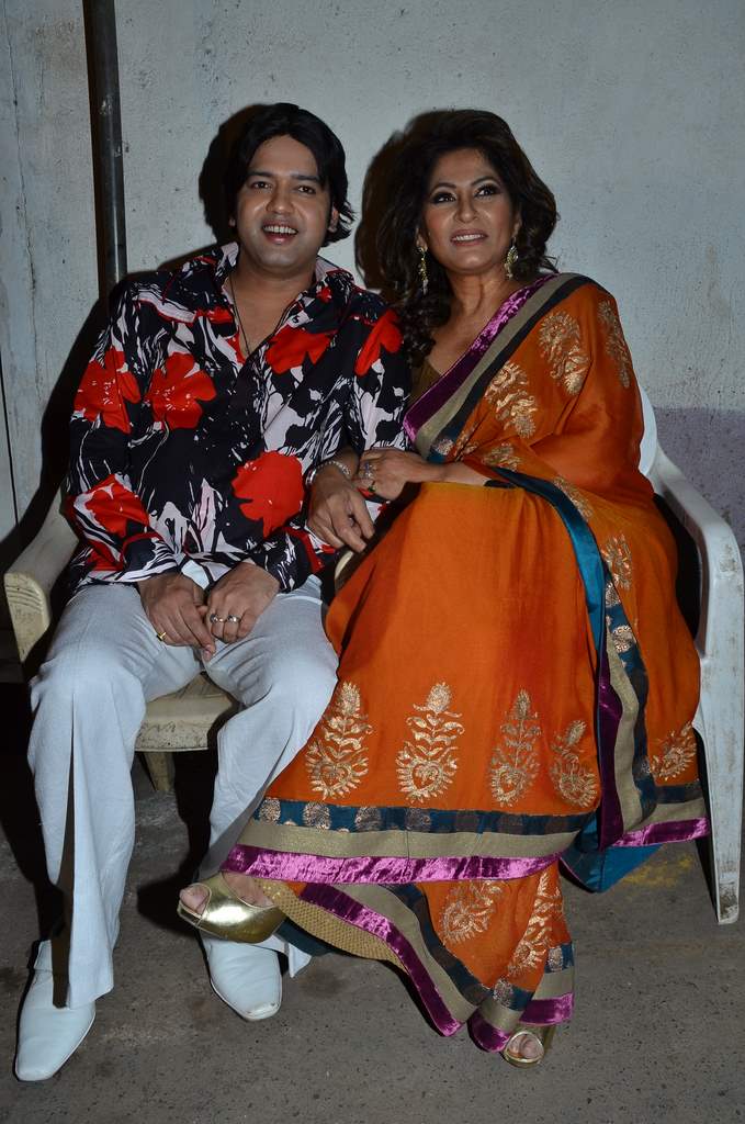 Archana Puran Singh, Rahul Mahajan on the sets of Sony's Comedy Circus in Mohan Studio on 22nd March 2011 