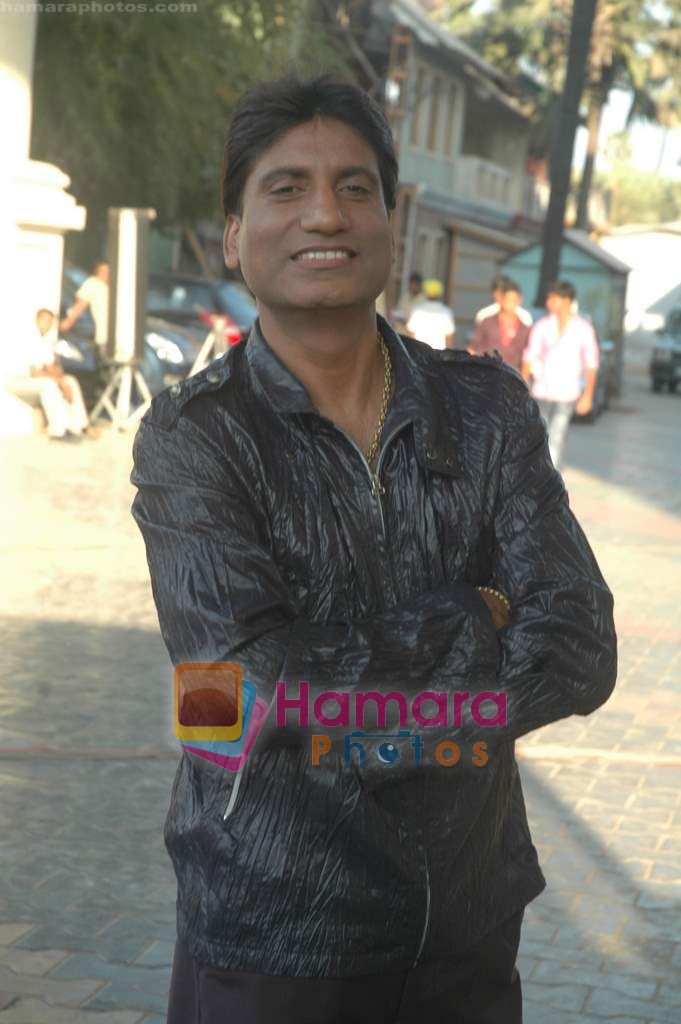 Raju Shrivastav on the sets of Star Plus Comedy Ka Maha Muqabla in Malad on 22nd March 2011 