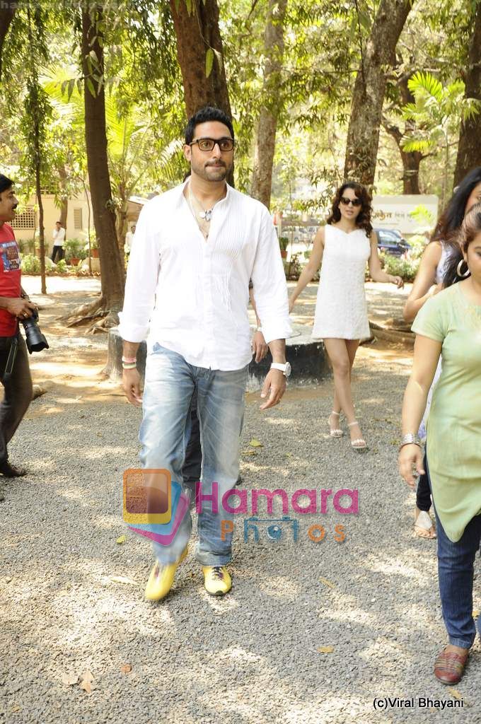 Abhishek Bachchan at at Game promotional Shoot in Mehboob studios on 24th March 2011 