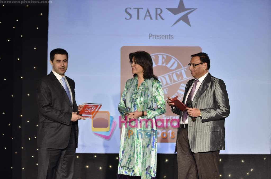 Zeenat Aman at Product of the Year Award in Taj Hotel on 28th March 2011 