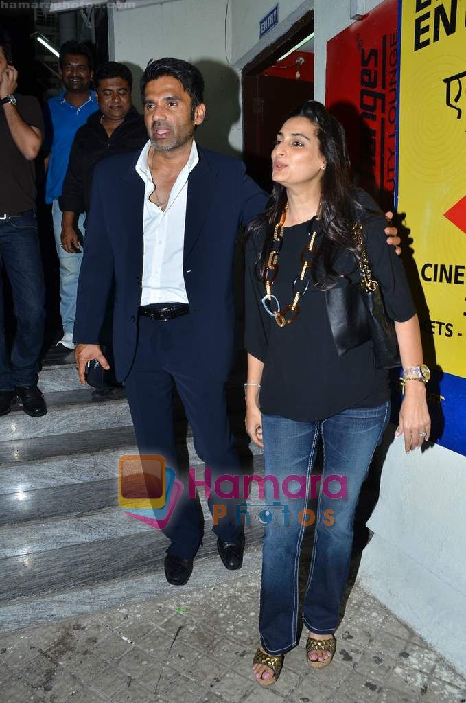 Sunil Shetty at Thank You special screening in  