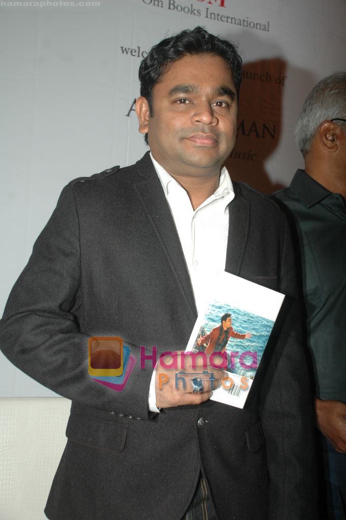 A R Rahman at the launch of AR Rahman's The Spirit of Music in Novotel, Mumbai on 6th April 2011 