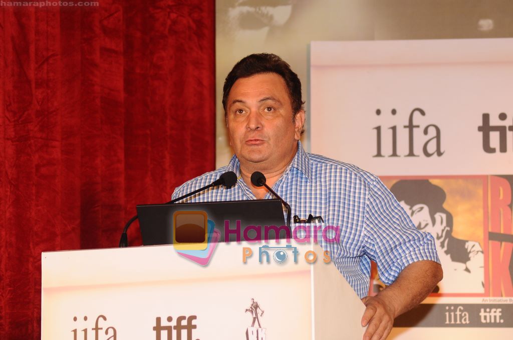 Rishi Kapoor at IIFA-Raj Kapoor event in J W Marriott, Mumbai on 6th April 2011 