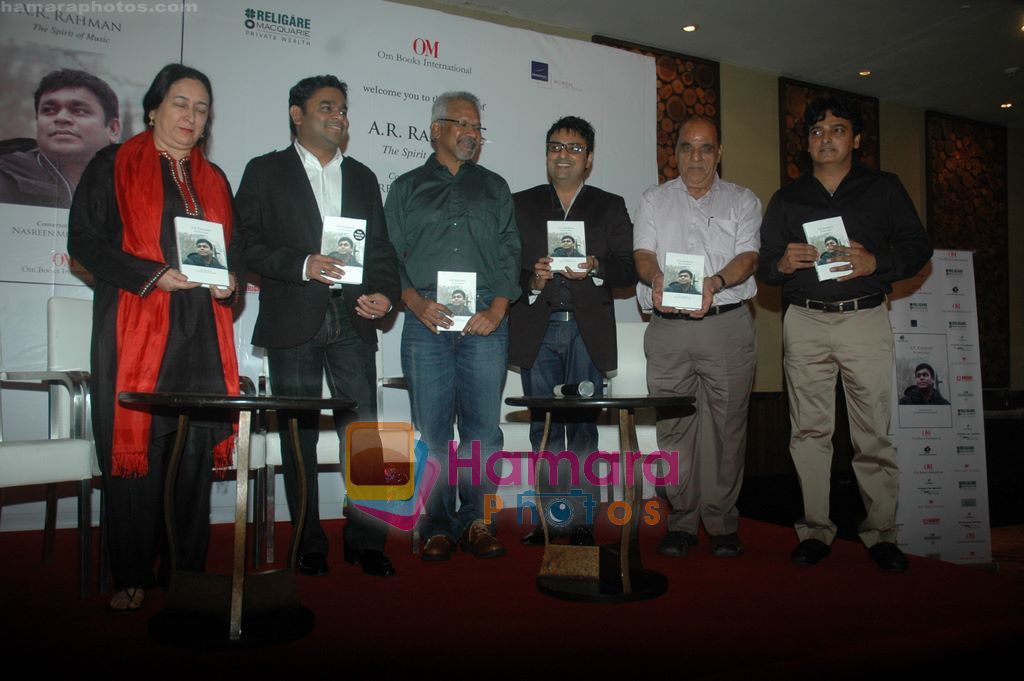 A R Rahman, Mani Ratnam at the launch of AR Rahman's The Spirit of Music in Novotel, Mumbai on 6th April 2011 