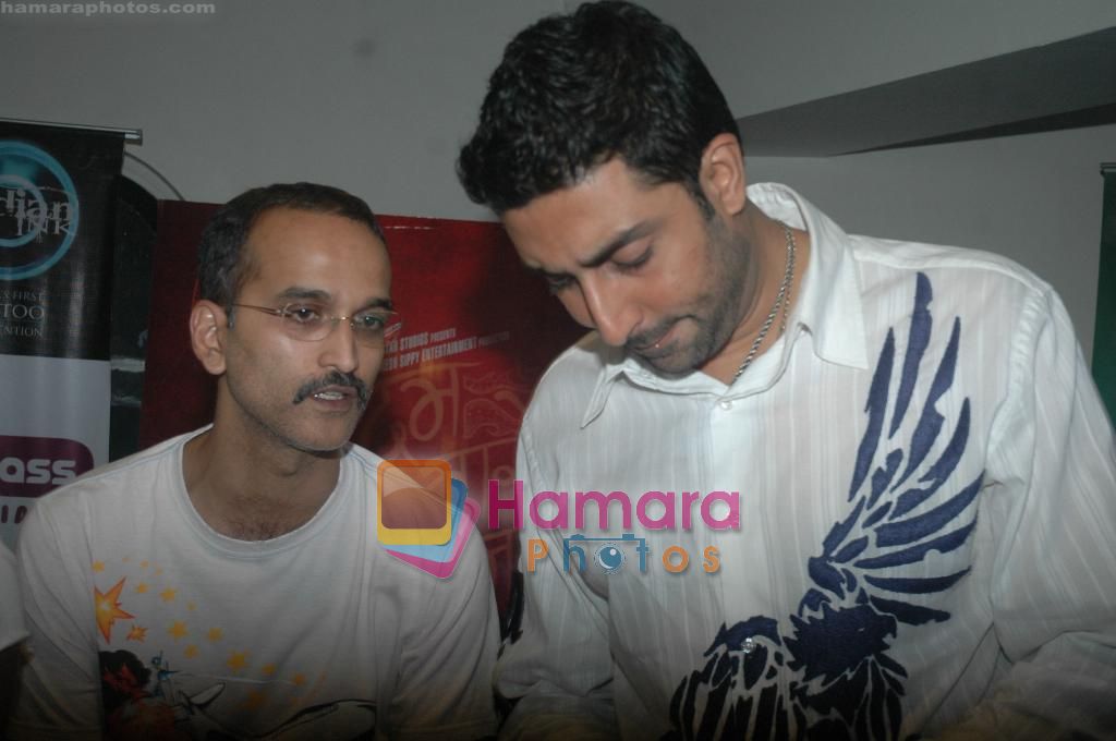 Abhishek Bachchan, Rohan Sippy at Dum Maro Dum Promotion in Mumbai on 10th April 2011 