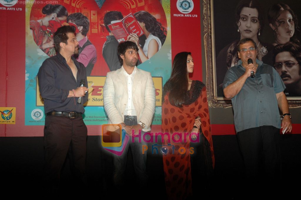 Anil Kapoor, Subhash Ghai at the launch of LOVE EXPRESS and CYCLE KICK in The Club, Andheri, Mumbai on 12th April 2011 