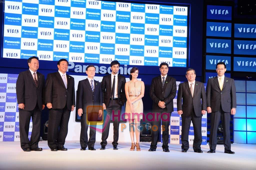 Ranbir Kapoor, Dia Mirza announced as Panasonic's brand ambassador in Grand Hyatt on 12th April 2011 