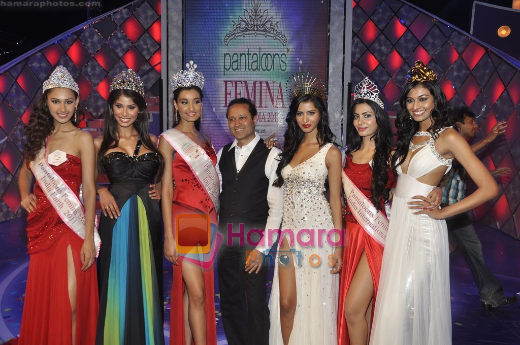 at Pantaloons Femina Miss India Finale in Mehboob Studio, Bandra, Mumbai on 14th April 2011 