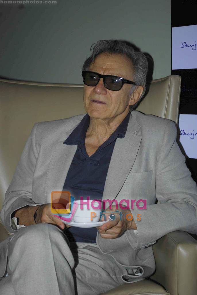 Harvey Keitel ties up with Bollywod producer of film Udaan Sanjay Singh in Colaba on 20th April 2011 