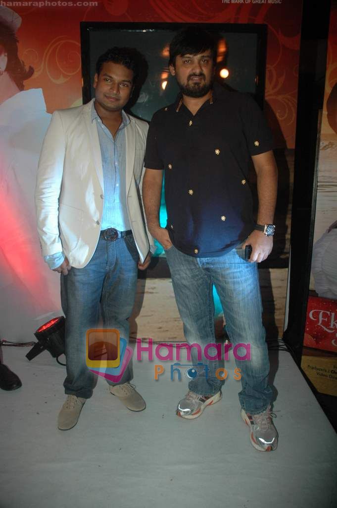 Wajid at the launch of singer Apoorv's album in Vie Lounge on 21st April 2011 