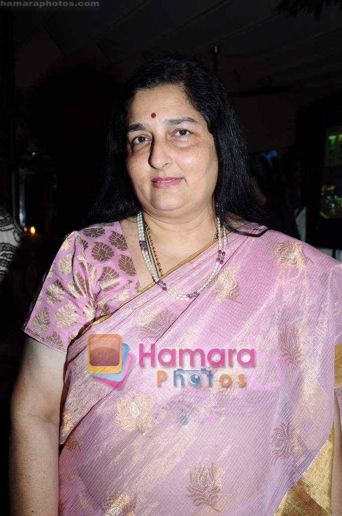 Anuradha Paudwal at Food Food channel bash hosted by Sanjeev Kapoor in Bunglow 9 on 22nd April 2011 