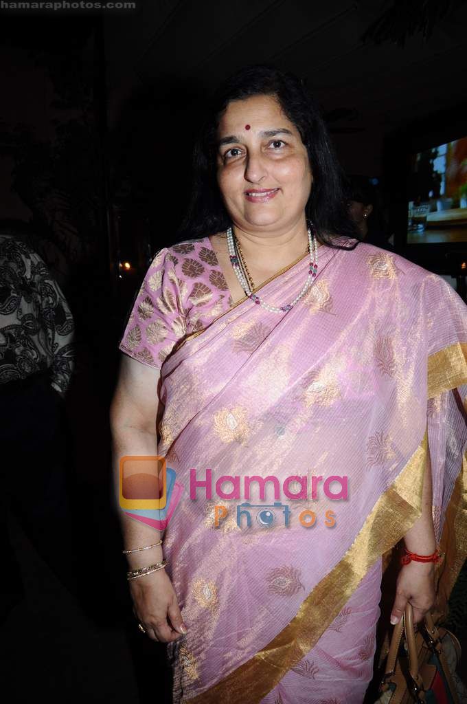 Anuradha Paudwal at Food Food channel bash hosted by Sanjeev Kapoor in Bunglow 9 on 22nd April 2011 