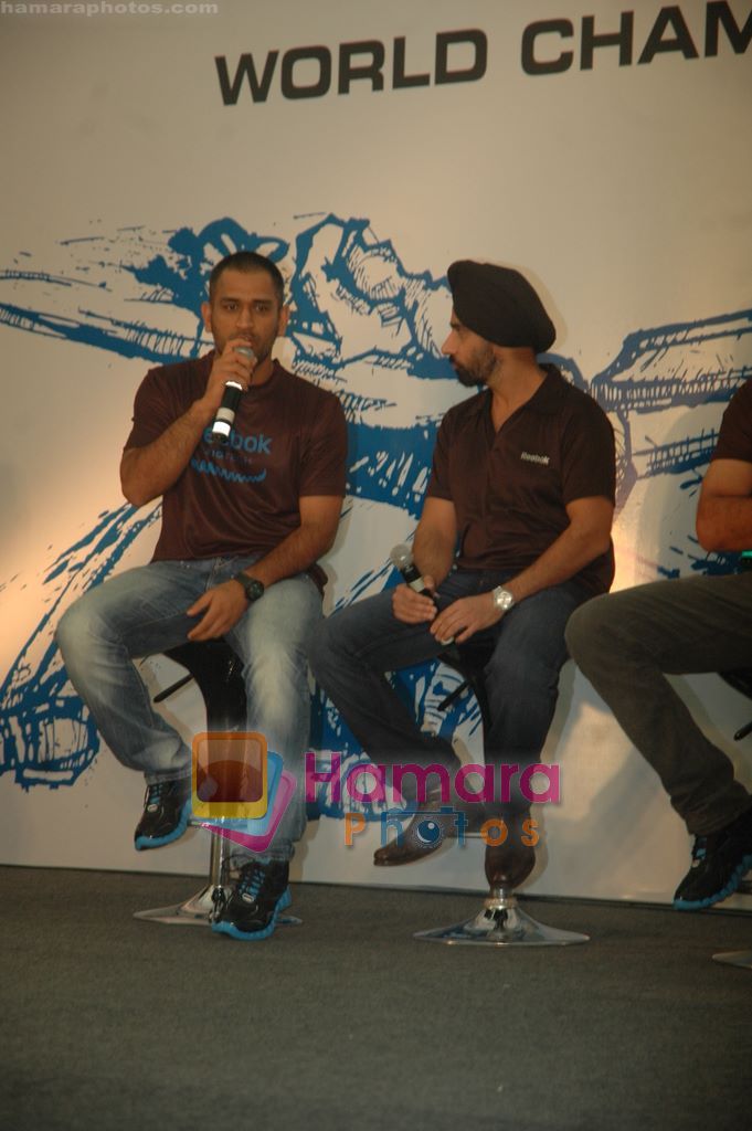 Mahendra Singh Dhoni at Reebok event in Intercontinental, Mumbai on 26th April 2011 