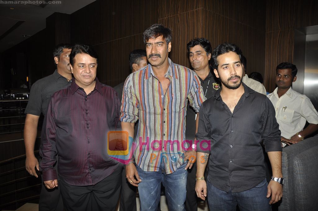 Ajay Devgan unveil Pyaar ka Punchnama music album in Novotel, Mumbai on 26th April 2011 