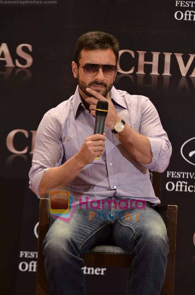 Saif Ali Khan at Chivas Cannes red carpet appearance announcement in Trident, Mumbai on 5th may 2011 