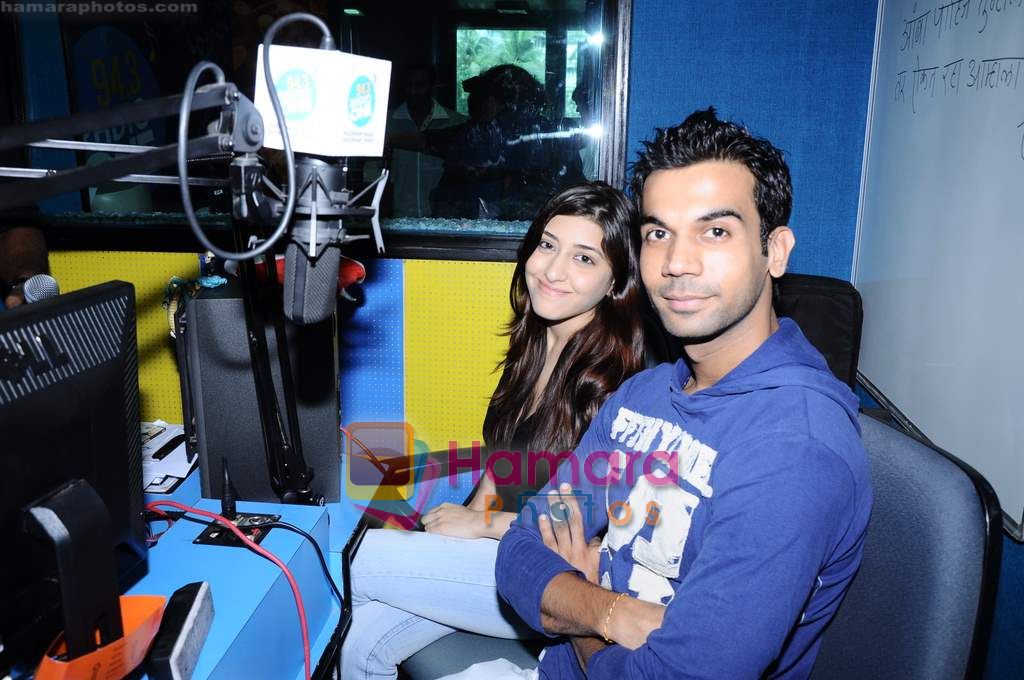 Kainaz Motivala, Raj Kumar Yadav promote Ragini MMS at Radio one in Parel on 5th May 2011 