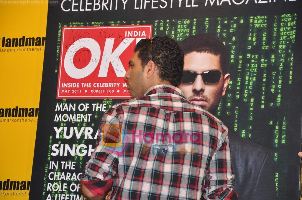 Yuvraj Singh at OK magazine meet in Oxford, Mumbai on 13th May 2011 