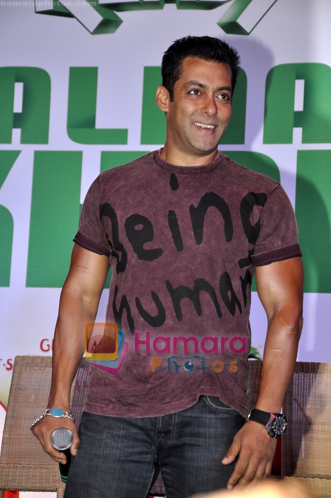Salman Khan at Ready live mad concert announcement in Novotel, Juhu, Mumbai on 20th May 2011 