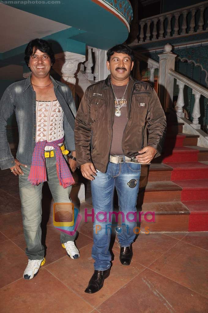 Manoj Tiwari shoots for Andha Kanoon in Cinevista on 21st May 2011 
