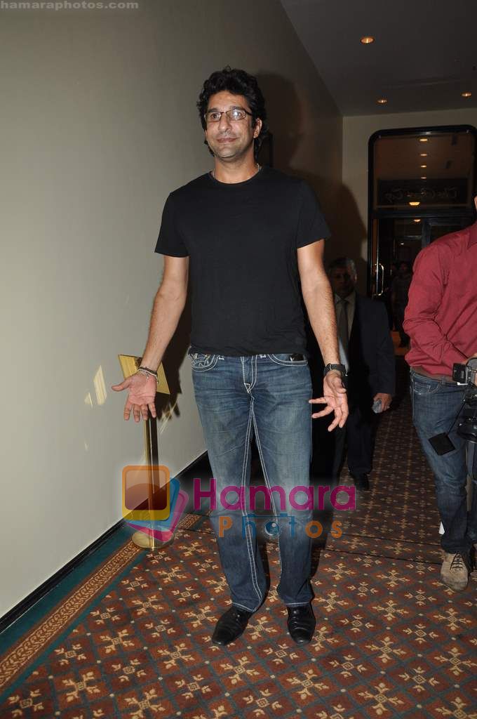 Wasim Akram at Harsha Bhogle's book launch in Trident, Mumbai on 23rd May 2011 