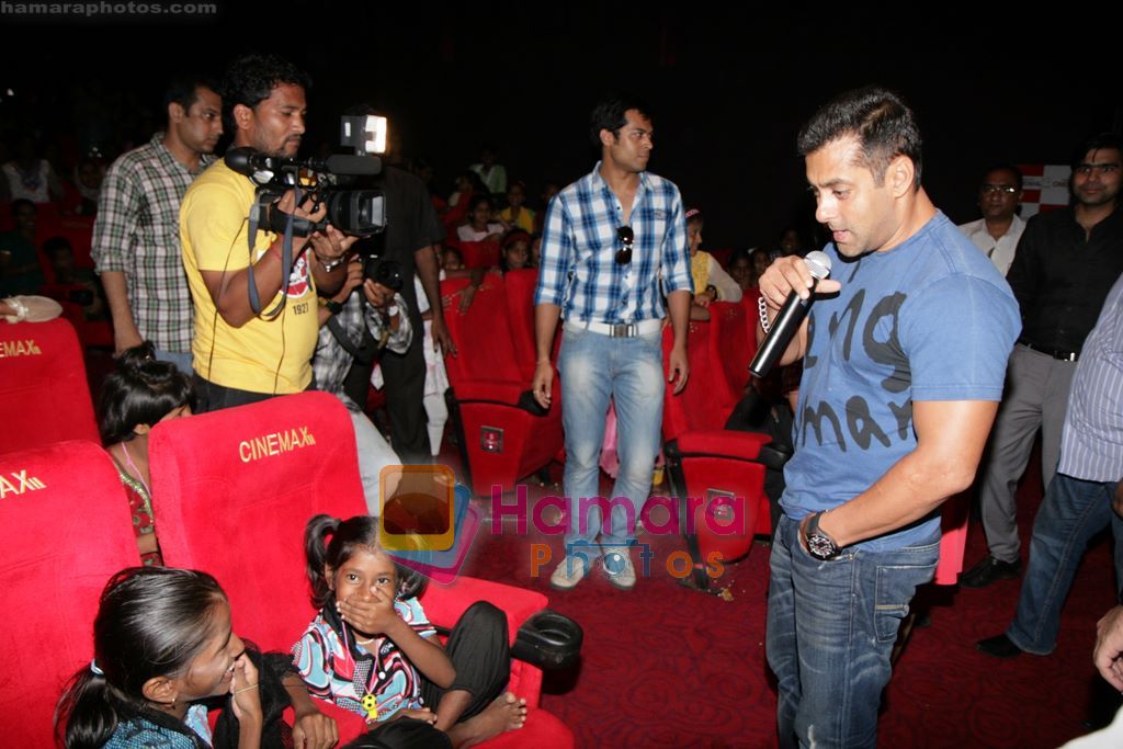 Salman Khan, Asin Thottumkal at special screening of READY for kids in Cinemax, Andheri on 2nd June 2011 