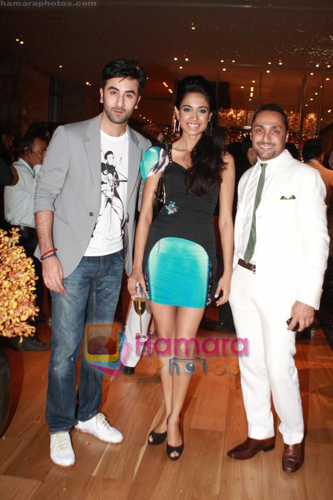 Ranbir Kapoor, Sarah Jane Dias and Rahul Bose at GQ India celebrates the country's Best-Dressed Men in Mumbai on 9th June 2011