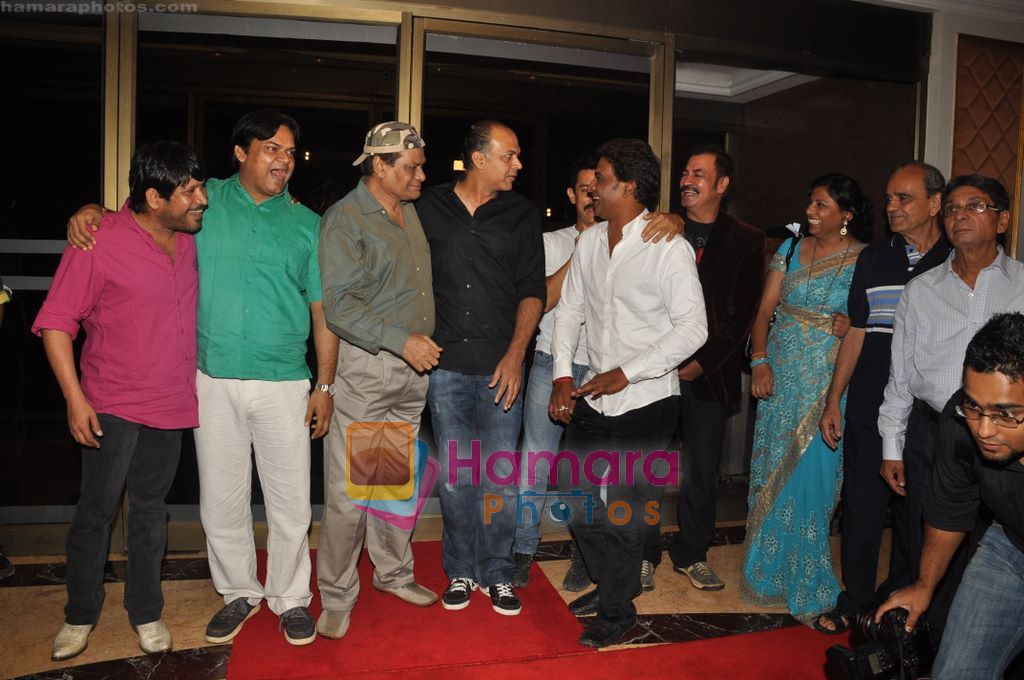 Aditya Lakhia, Akhilendra Mishra, Rajesh Vivek, Ashutosh Gowariker, Aamir, Pradeep Rawat, Javed Khan at Aamir Khan productions celebrates 10th anniversary in Taj Land's End, Mumbai on 15th June 2011 
