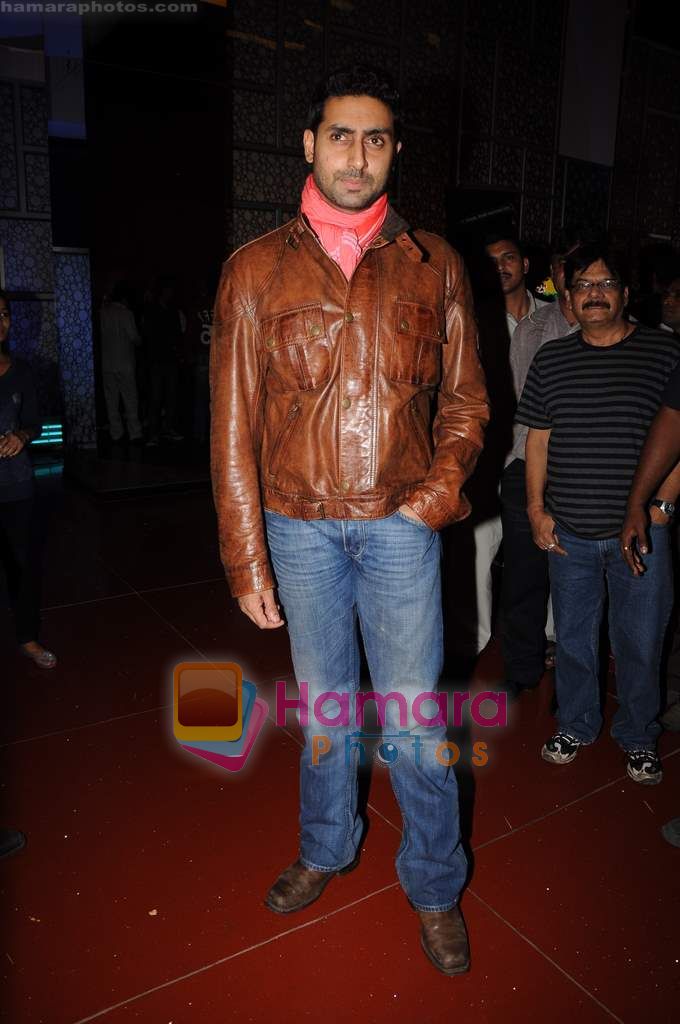 Abhishek Bachchan at Bin Bulaye Baarati premiere in Cinemax on 16th June 2011 