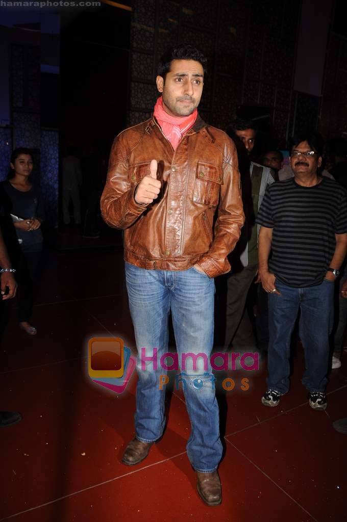 Abhishek Bachchan at Bin Bulaye Baarati premiere in Cinemax on 16th June 2011 