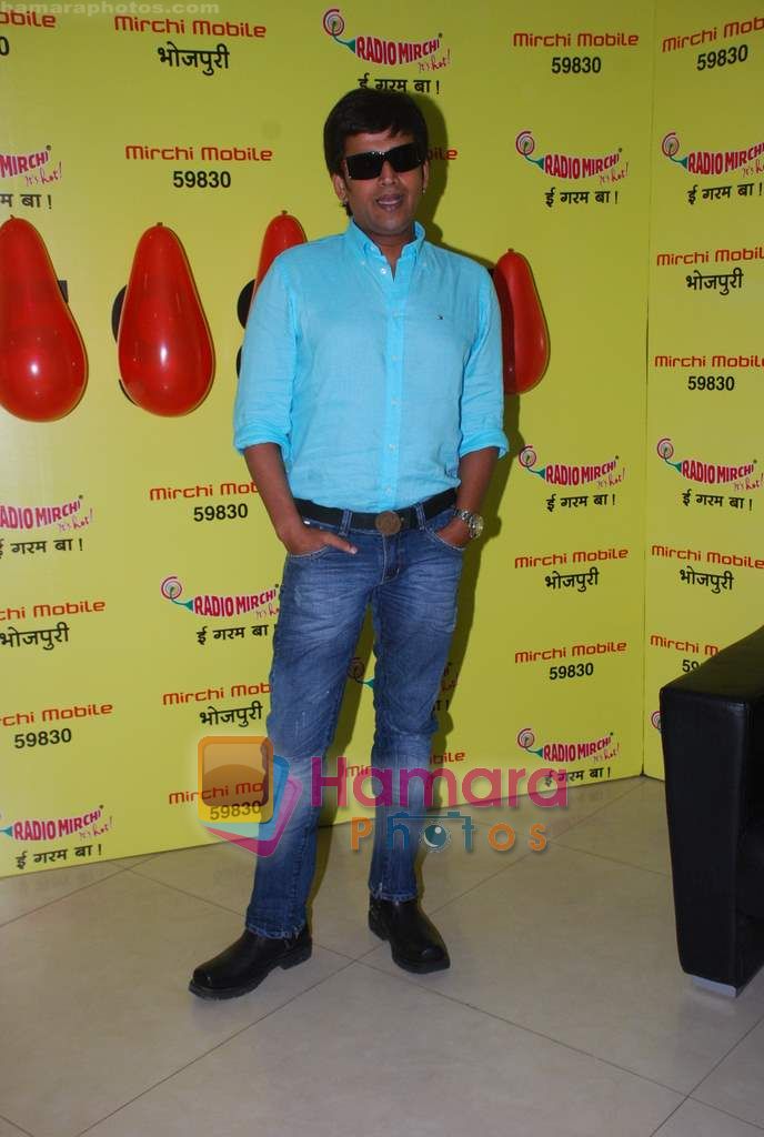 Ravi Kishan launches Bhojpuri Mirchi mobile in arel, Mumbai on 16th June 2011 