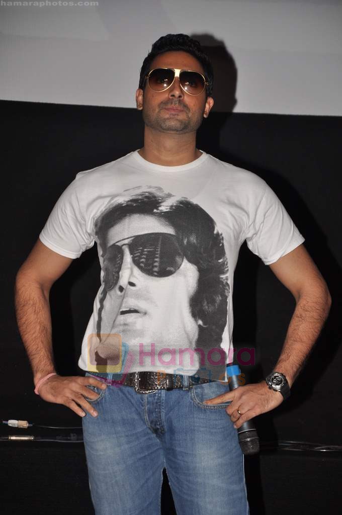 Abhishek Bachchan at Buddha Hoga Tera Baap Item song launch in Cinemax on 23rd June 2011 