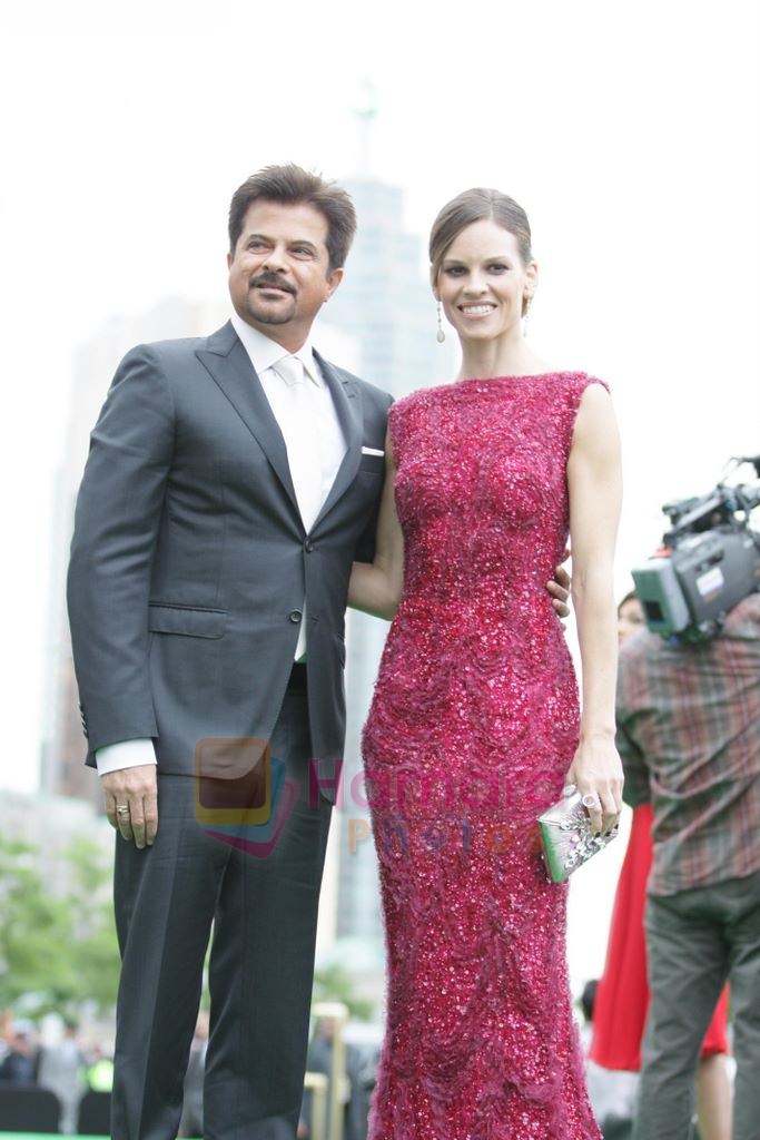 Hilary Swank and Anil Kapoor at IIFA awards 2011 in Toronto, Canada on 24th June 2011