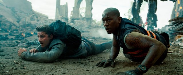 Shia LaBeouf, Tyrese Gibson in Still from the movie Transformers - Dark of the Moon