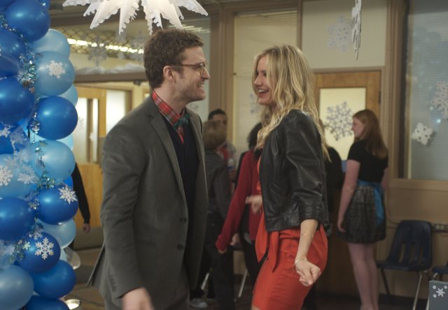 Cameron Diaz, Justin Timberlake in still from the movie Bad Teacher