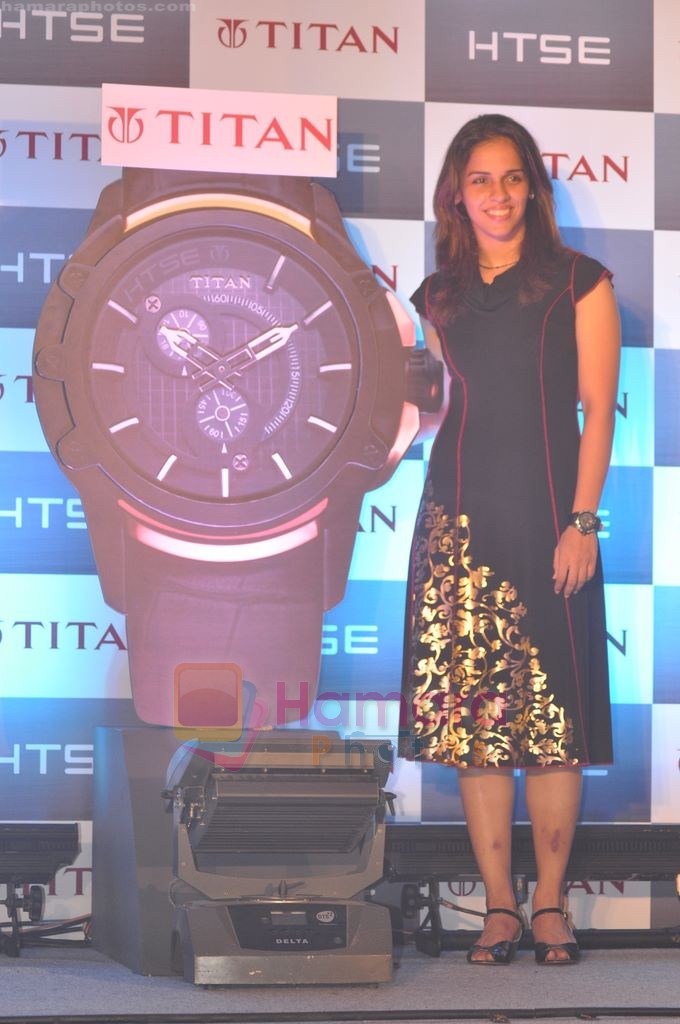 Sania Nehwal unveils Titan watches new range in Taj Land's End, Bandra, Mumbai on 6th July 2011
