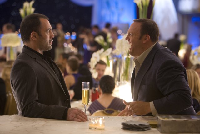 Kevin James, Joe Rogan in the still from the movie Zookeeper