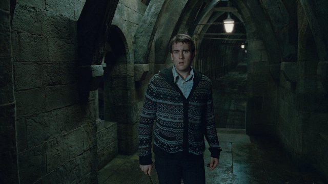 Matthew Lewis in still from the movie Harry Potter and the Deathly Hallows Part 2
