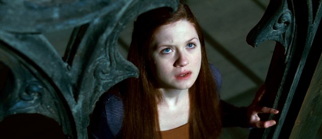 Bonnie Wright in still from the movie Harry Potter and the Deathly Hallows Part 2