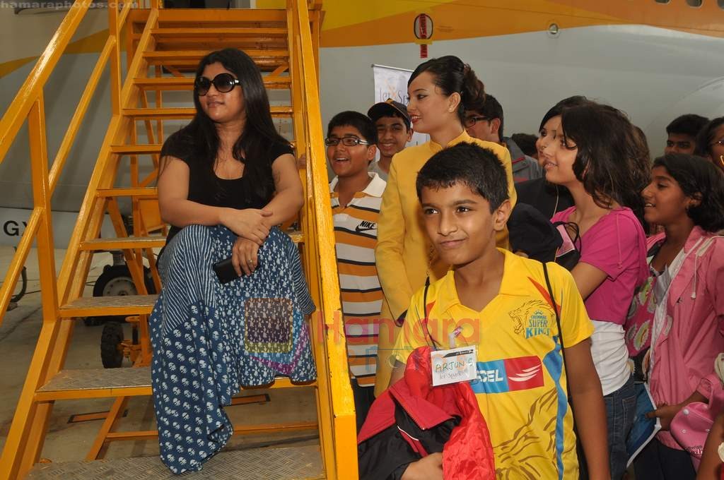 Konkana Sen at Jetspark educational excursion in Santacruz on 16th July 2011