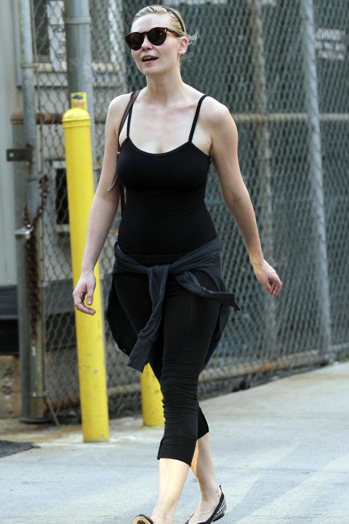 Kirsten Dunst Snapped while leaving gym in New York on 15th July 2011