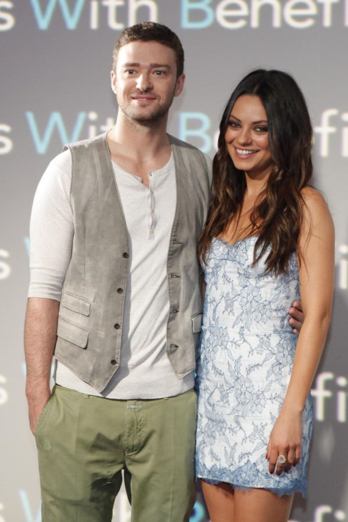 Mila Kunis, Justin Timberlake for Friends with Benefits photocall at the Cancun Film Festival  on 14th July 2011