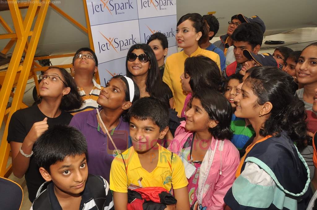 Konkana Sen at Jetspark educational excursion in Santacruz on 16th July 2011