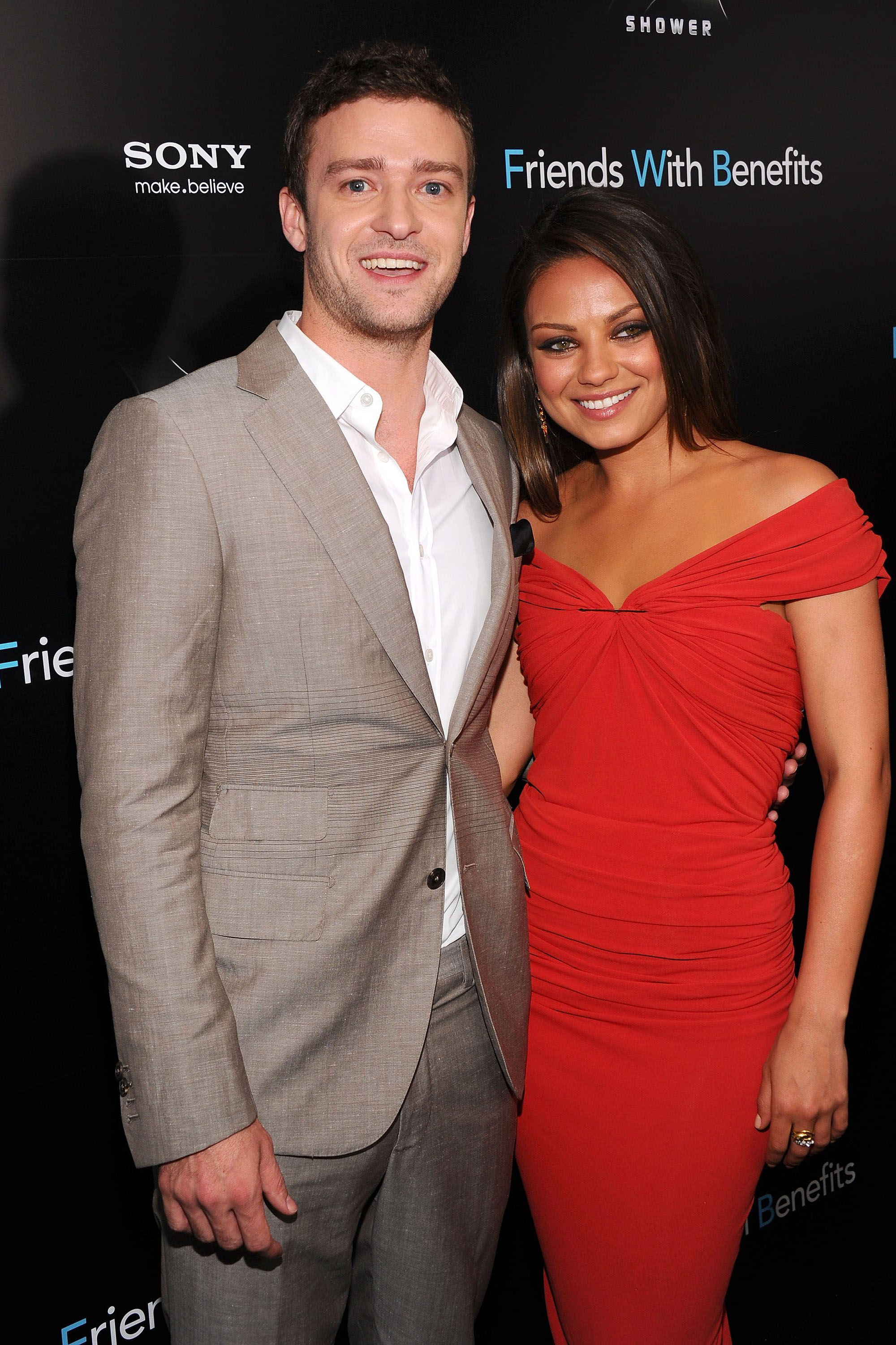 Justin Timberlake and Mila Kunis attend the Friends With Benefits New York Premiere at the Ziegfeld Theater, New York, NY  United States on 18th July 2011