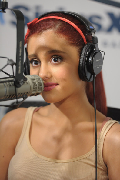 Ariana Grande at the SiriusXM Studios in New York on July 18, 2011