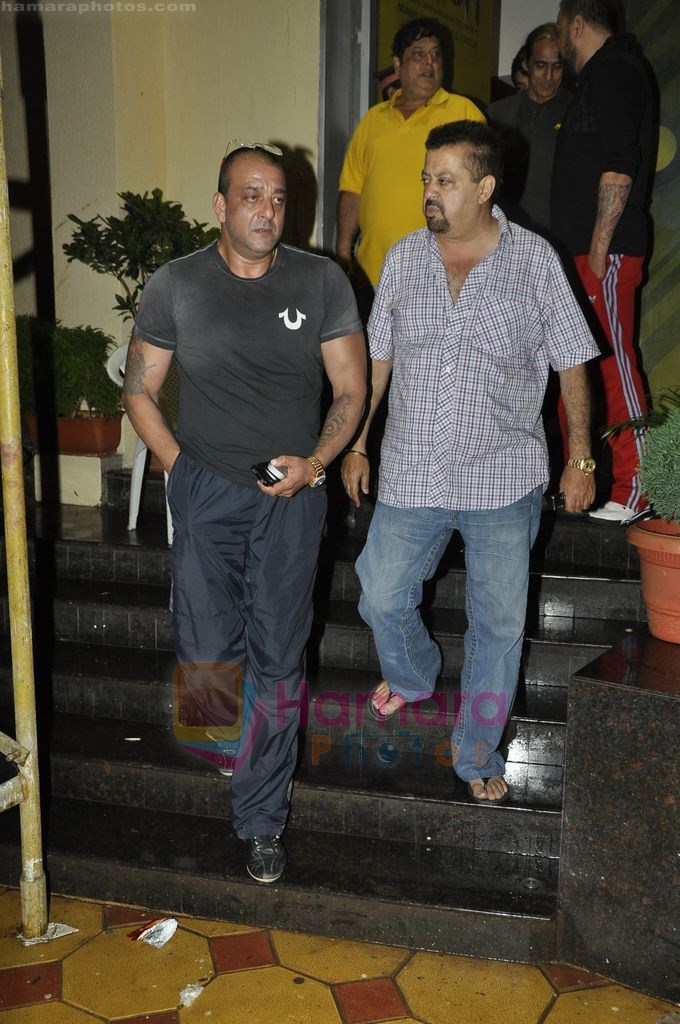 Sanjay Dutt at Singham Screening in Pixion, Bandra, Mumbai on 19th July 2011